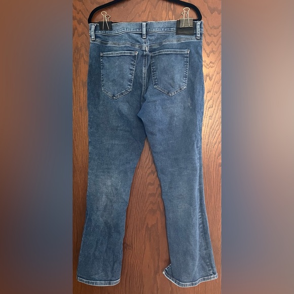 Express Blue Flare Women's Jeans - Picture 2 of 5